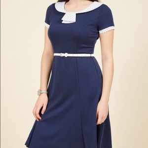 *New W/Out Tags* Navy Blue A-Line Dress